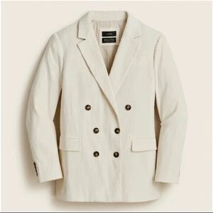 J.Crew Italian Double Breasted Corduroy Blazer